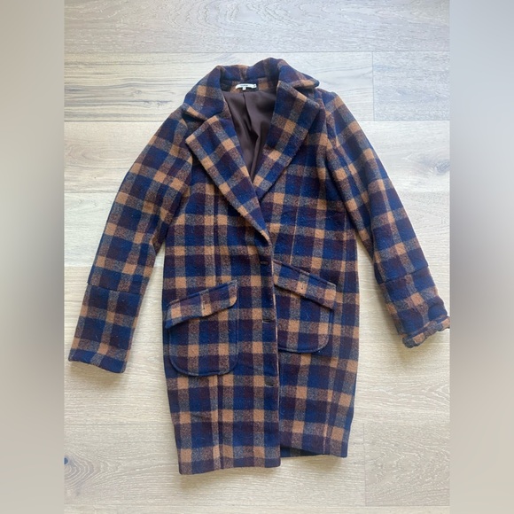 Tularose Plaid Coat - Picture 2 of 2